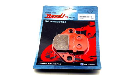 Колодки дискові гальмові Suzuki AD50 (червоні) &quot;YONGLI&quot;