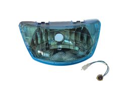 Фара в сборе (СИНЯЯ) YAMAHA  JOG  BJ SA-24J