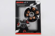 Вариатор передний тюнинг LET'S спорт "KOSO" (D95mm!, ролики латунь, медно-графитовая втулка)