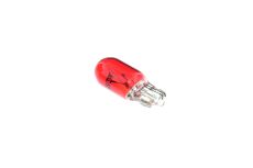 Лампа T10 12V3W панели приборов без цоколя (красная) 