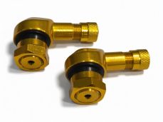 Ниппель колеса бескамерного/Сосок 10V2 (Золото) (пара)