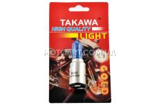 Лампа BA20D 12V35/35W фари галоген (супер біла висока блістер mod:073) "TAKAWA"