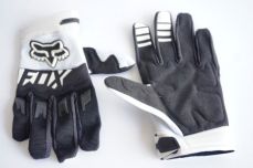 Перчатки "FOX" DIRTPAW (M, бело-черные) 