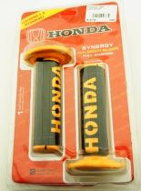 Ручки руля "HONDA" черно-желтые