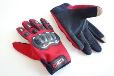 Перчатки "SPORTS''  красные, утепленные с защитой