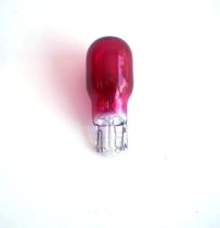 Лампа T15 12B 10Вт поворота без цоколя (красная)