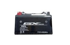 Аккумулятор 12В 7А (YTX7A-BS) скутер 4Т 50-150сс гелевый черный "GXmotor" 150*85*h95 2025г.