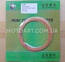 HT-135/9HP - прокладка головки цилиндра ZUBR (5шт) метал на блистере