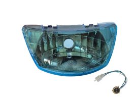 Фара в сборе (СИНЯЯ) YAMAHA  JOG  BJ SA-24J