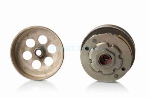 Вариатор задний в сборе Yamaha JOG-50 3KJ, CY50, QJ50 (2 колодки, барабан 105мм, шкивы 115мм) "LIPA"