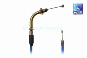 Трос газу мото ZS125/150, SM150  L1070  #PRO "LIPAI" (нержавіюча сталь, синій) 02 27 96
