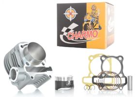 Цилиндр в сборе скутер 4т 57,40мм 150сс "CHARMO" (Тайвань)