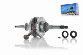 Коленвал скутер 4т 50-80сс (шестерня маслонаслса 22 зуба) +сальники "LIPAI"