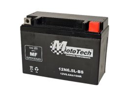 Аккумулятор 12В 7(6.5А) 12N6.5L-BS (Длина 140мм, ширина 65мм, высота 100мм) "MotoTech"