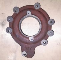 R190N - крышка блока боковая  со стороны маховика