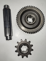 R190N - первичный вал редуктора фрезы в сборе  (101-2)