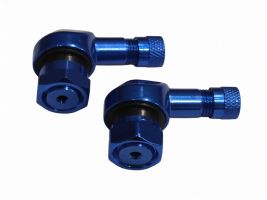 Ниппель колеса бескамерного/Сосок 10V2 (Синий) (пара)