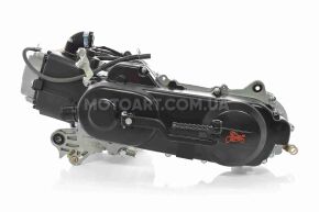 Двигатель на скутер 4т 80сс под 12" колесо , под 2 амор. (+карбюр, катушка, коммутатор) "MotoTech"