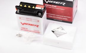 Аккумулятор 12В 9А (9АN/10HR) скутер 4Т 50-150сс кислотный (+ кислота) 12N9-3A "VIPER"