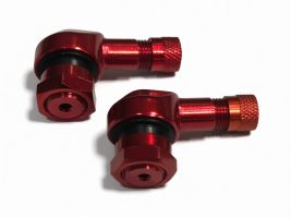 Ниппель колеса бескамерного/Сосок 10V2 (Красный) (пара)