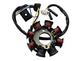 Статор генератора 50cc/4-т (CH)  (QT-50/QT-26/QT-6A) (6+2 катушек)