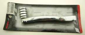 Ножка заводная (кикстартер) скутер 4т 50-80сс стайлинг светлый хром "KOSO" (Тайвань)