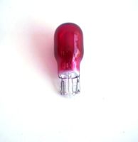 Лампа T15 12B 10Вт повороту без цоколя (червона)
