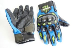Перчатки "MONSTER" (с защитой, синие, XL)