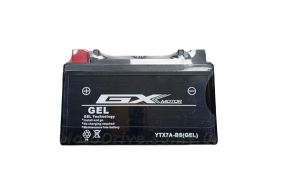 Акумулятор 12В 7А скутер 4Т 50-150сс чорний гелевий "OUTDO" 150*85*h95