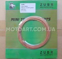 HT-135/9HP - прокладка головки цилиндра ZUBR (5шт) метал на блистере