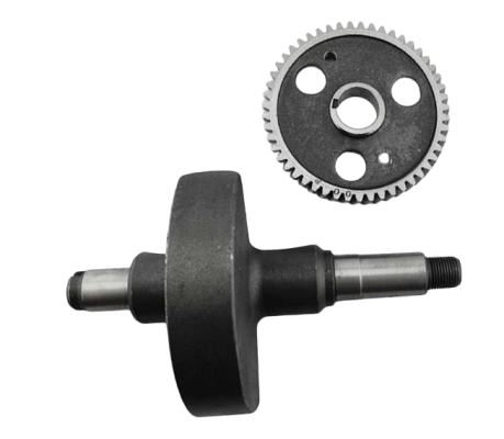 Балансировочный вал мотоблок R195NM + шестерня 51 зуб (ZUBR JR-Q12E) "Crosser"