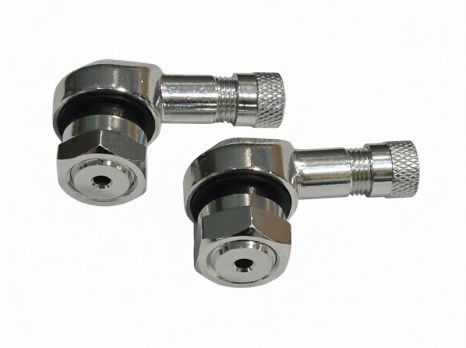 Ниппель колеса бескамерного/Сосок 10V2 (Серебро) (пара)