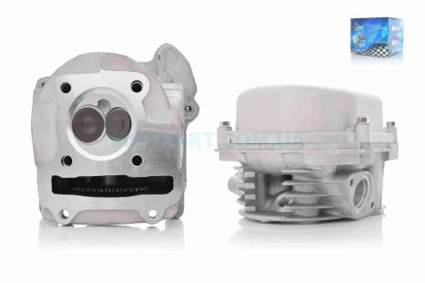 Головка цилиндра скутер 4т 100сс в сборе +крышка (увелич. клапана, d20.1/22.9) "LIPAI" (класс А)