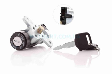 Замок зажигания Honda DIO-50 Live AF-35/AF27 FIT/TACT AF51/ LEAD AF48/Grea с диодом &quot;MTCH&quot;