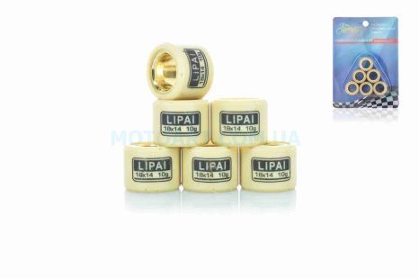 Ролики вариатора скутер 4т 125-150сс 10,0g "LIPAI"