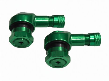 Ниппель колеса бескамерного/Сосок 10V2 (Зелёный) (пара)