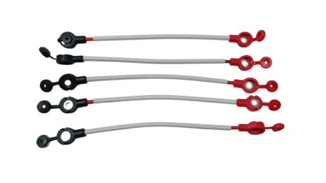 TR-1 Провода соеденительные для АКБ (5шт) 19см