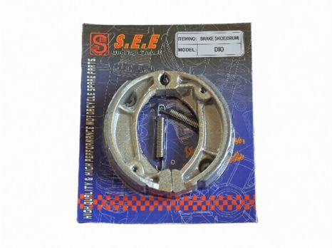 Колодки  тормозные задние (SEE) HONDA  DIO/TACT-50 (TW)
