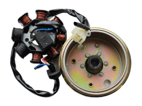 Генератор 50cc/4-т (CH)  (QT-50/QT-26/QT-6A) (6+2 катушек)