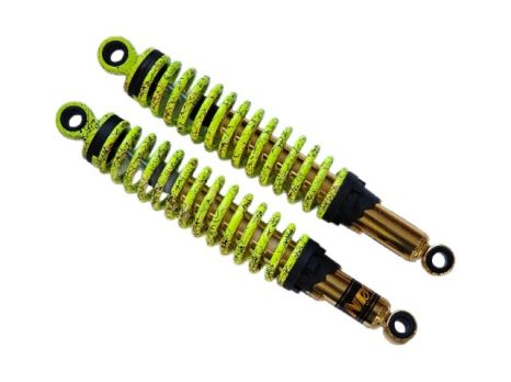 Амортизатор  Delta    340mm   (ЛИМОННЫЙ),    регулируемые   "NDT" (пара)