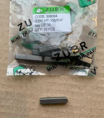 HT-105/6HP - шпонка коленвала С6*30 (10шт)