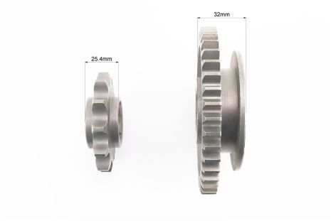 R180 - первичный вал редуктора фрезы в сборе (81-1)