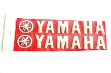 Наклейка літери великі YAMAHA (2шт, сталь) 4751