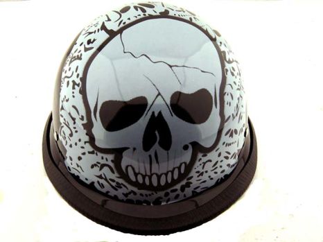 Шлем-каска &quot;NAZI&quot; (mod:907) (Skull)