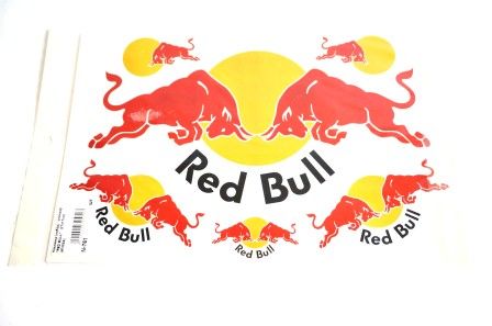 Наклейки (набір) спонсори &quot;RED BULL&quot; (27x17) #7069А