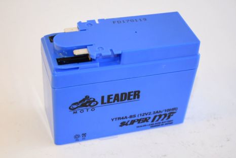 Акумулятор 12В 2.3А таблетка Honda (широка) синій гелевий &quot;LEADER&quot;